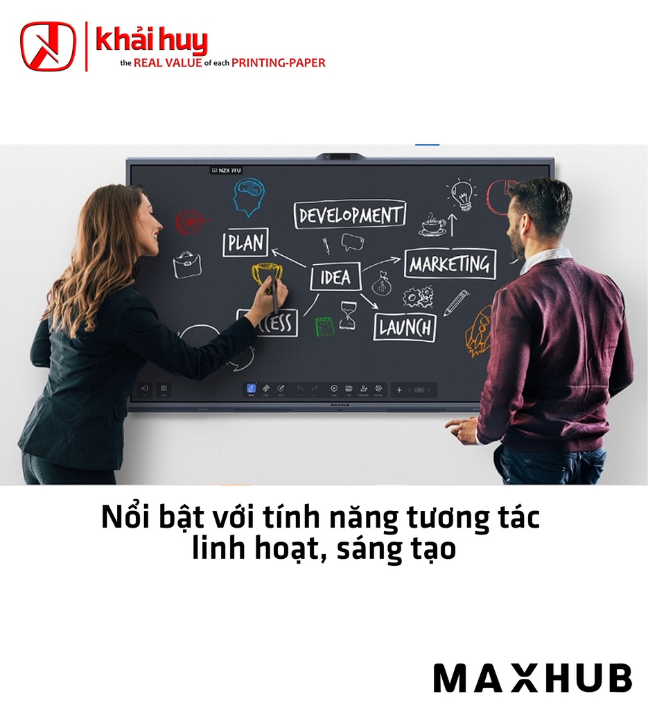 MÀN HÌNH TƯƠNG TÁC DOANH NGHIỆP MAXHUB V6550