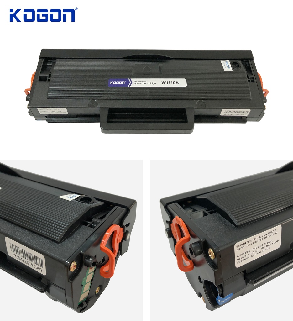 Hộp mực in laser KOGON W1110A (1.5K, black, có chíp) - Dùng cho máy 108a/ 108w/ 136nw