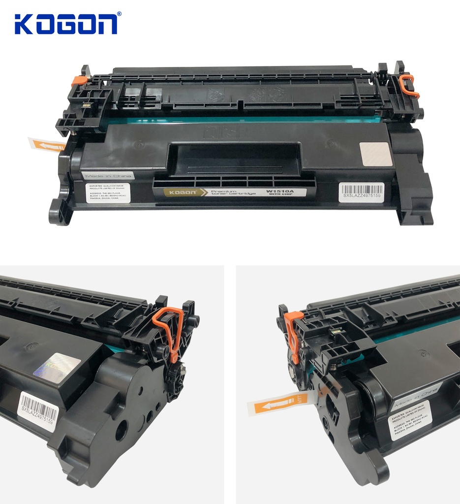 Hộp mực in laser KOGON PLATINUM W1510A (3.05K, black, có chip) - Dùng cho máy Pro 4003dn/ 4003dw