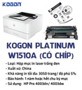 Hộp mực in laser KOGON PLATINUM W1510A (3.05K, black, có chip) - Dùng cho máy Pro 4003dn/ 4003dw