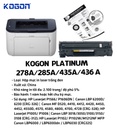 Hộp mực in laser KOGON PLATINUM 278A/285A/435A/436A Universal (2.1K, black, có chíp) - Dùng cho máy  P1005/ 1106 * LBP 6230/ 6200d/ 6000dn