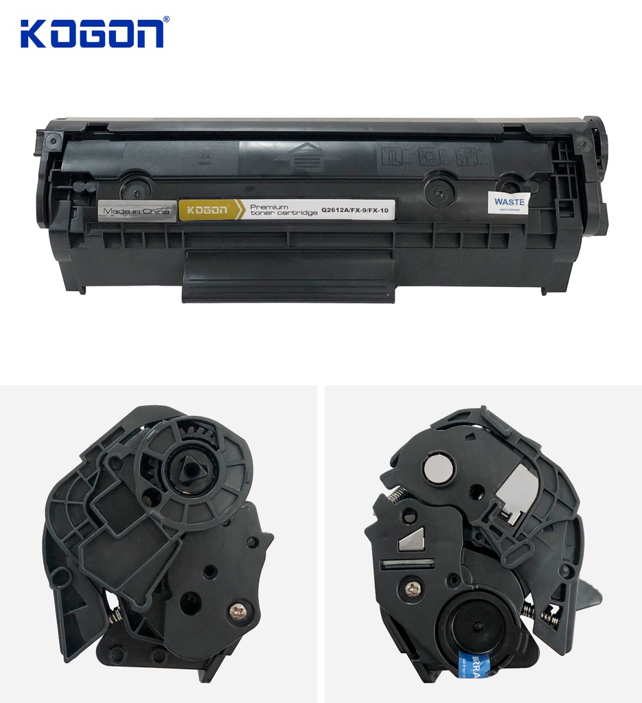 Hộp mực in laser KOGON PLATINUM Q2612A/FX-9/FX-10 Universal (2K, black, không chíp) - Dùng cho máy 1010/ 1020 * LBP 2900/ 3000