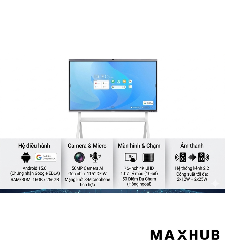 MÀN HÌNH TƯƠNG TÁC GIÁO DỤC MAXHUB U7540