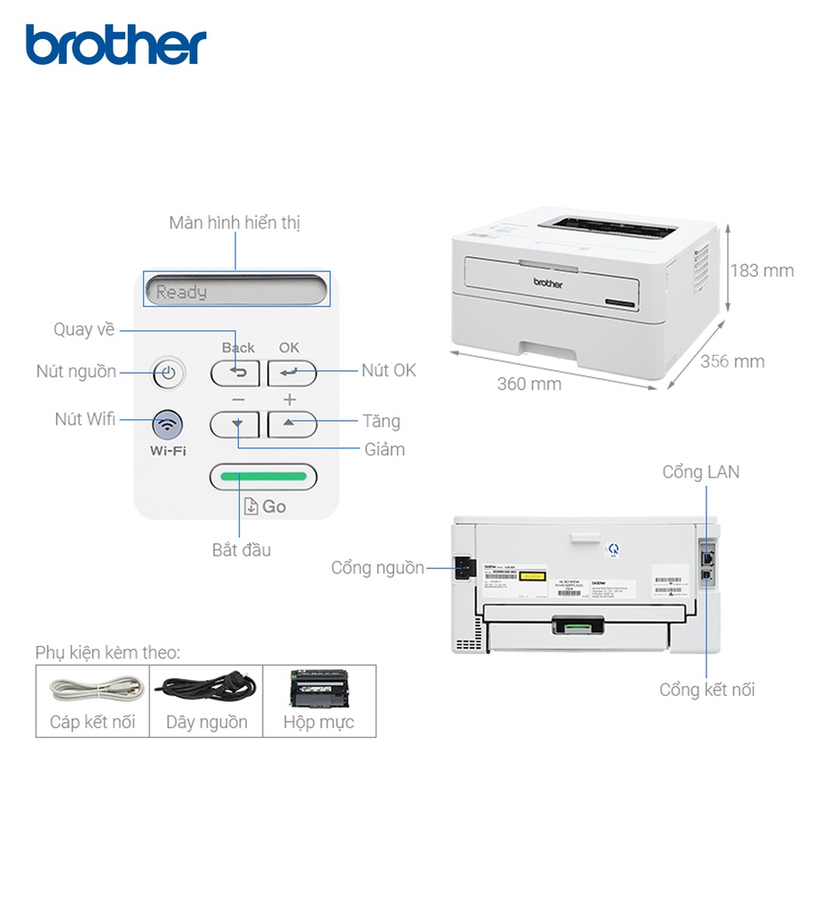 MÁY IN LASER BROTHER HL-B2180DW