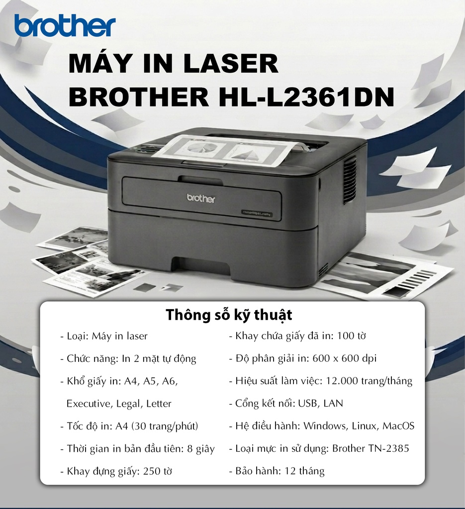 MÁY IN LASER BROTHER HL-L2361DN