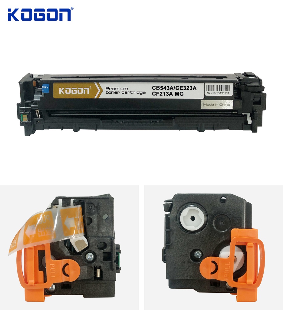Hộp mực in laser KOGON PLATINUM CB543A/CE323A/CF213A Universal (1.8K, magenta, có chíp) - Dùng cho máy CP1215/ 1510/ 1518