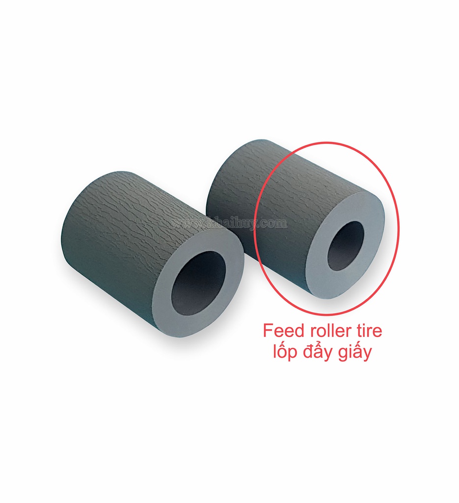 Vỏ bánh xe đẩy giấy photocopy CET AF1035 (Feed Roller Tire) - Dùng cho máy Aficio 1035/ 1045