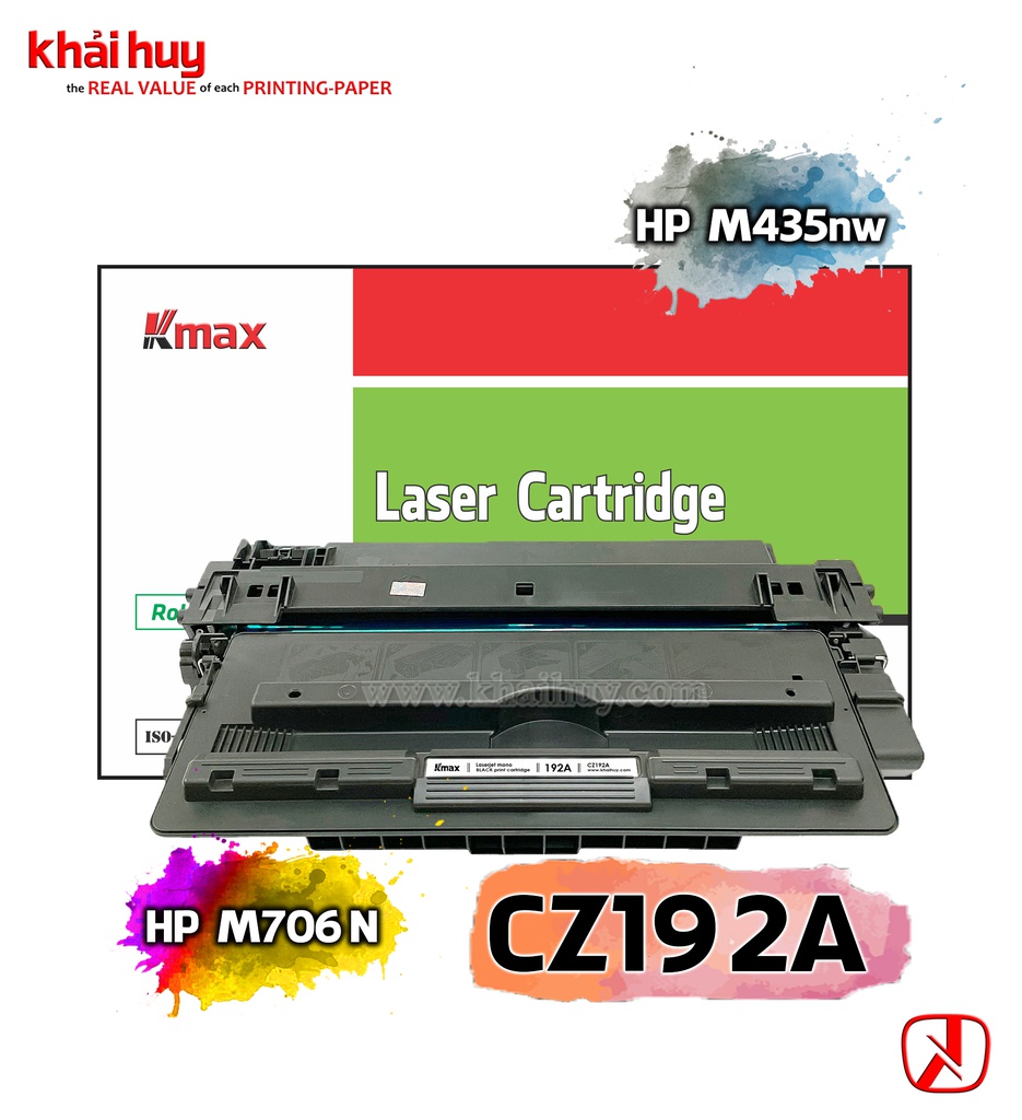 Hộp mực in laser KMAX CZ192A (10K, black, có chíp) - dùng cho máy Pro M435nw/ 706n
