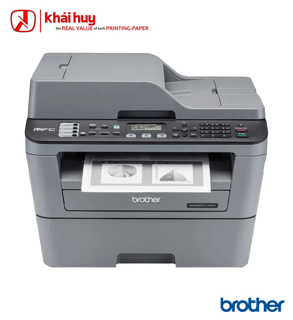 Máy in laser đen BROTHER MFC L2701dw (A4, đa năng, 30ppm) - Chính hãng