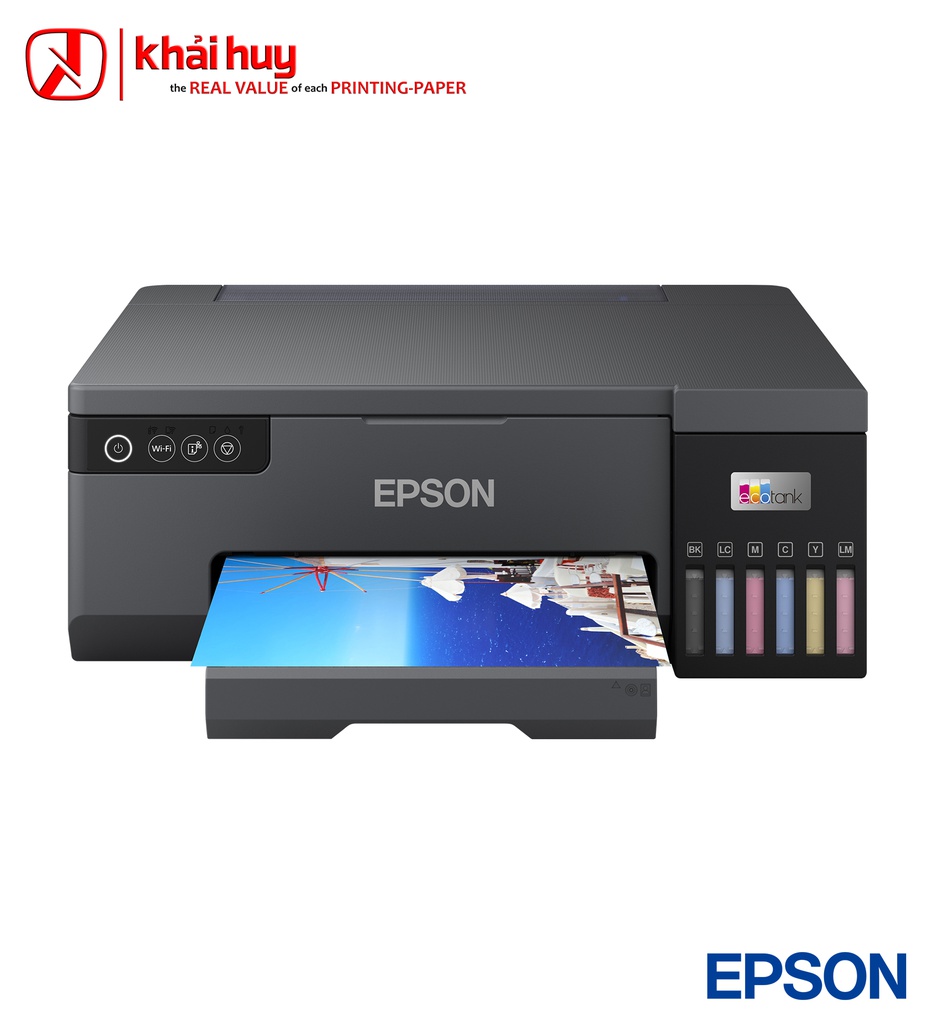 Máy in phun màu EPSON EcoTank L8050 (A4, đơn năng, 22ppm) - Chính hãng