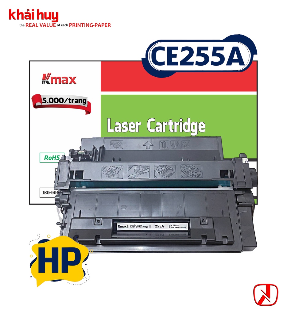 Hộp mực in laser KMAX CE255A/CRG-324/724 (5K, black, có chíp) - Dùng cho máy P3015/ M521dw