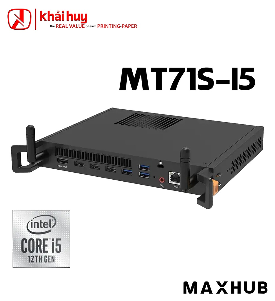 Mô-đun máy tính gắn rời MAXHUB MT71S-i5 (12450H, DDR4 16Gb, SSD 256Gb) - Dùng cho màn hình doanh nghiệp Maxhub dòng V6/ V7