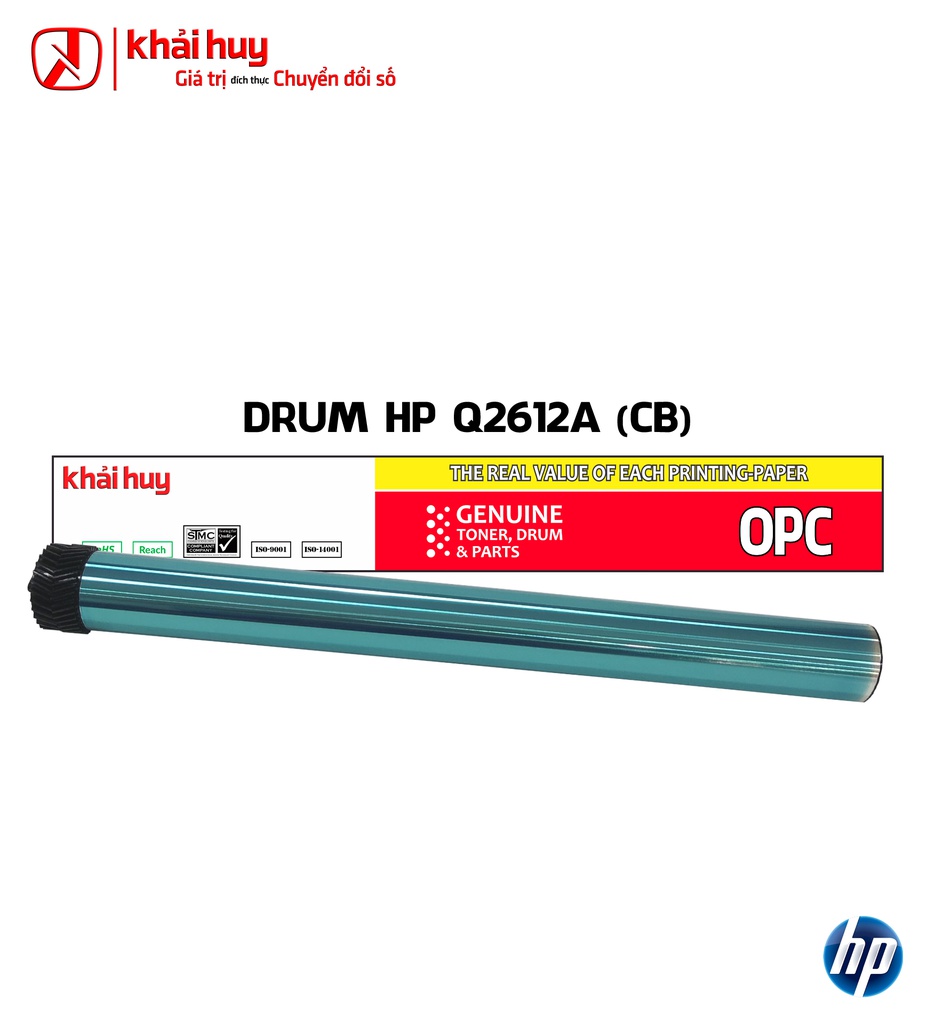 Trống hình laser COBEN Q2612A (OPC Drum) - Dùng cho hộp mực máy in 1010/ 1020 * LBP 2900