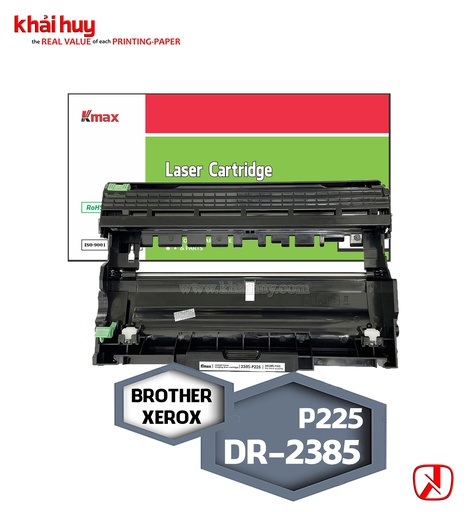 [HMUCLSR1551/154] Hộp trống in laser KMAX DR630/660/2300/2306/2325/2355/2365/2375/2385 drum unit (12K, black, không chíp) - Dùng cho máy in HL 2320d/ 2321d/ 2701d * Docuprint P225d/ 265dw