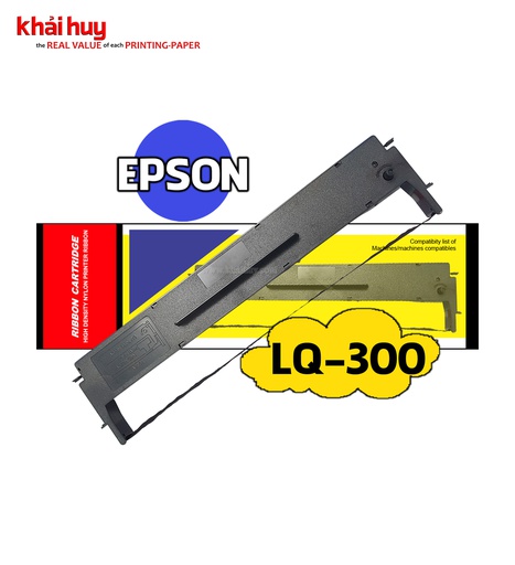 [HMUCRIB1551/6] Hộp mực in kim KMAX LQ-300 (8m, black) - Dùng cho máy LQ-300 + II/ LQ-800