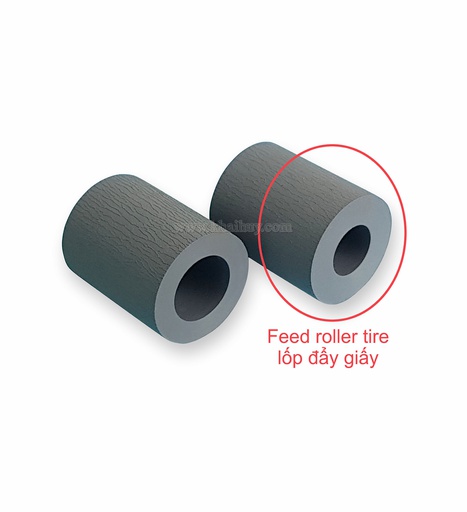 [QDAOCPY1561/10] Vỏ bánh xe đẩy giấy photocopy CET AF1035 (Feed Roller Tire) - Dùng cho máy Aficio 1035/ 1045