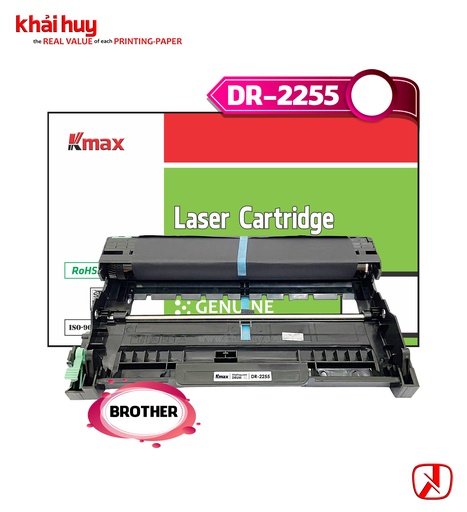 [HMUCLSR1551/145] Hộp trống in laser KMAX DR420/450/2080/2200/2225/2250/2255/2275 drum unit (12K, black, không chíp) - Dùng cho máy HL 2130/ 2240d/ MFC 7360n