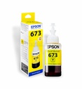 Mực nạp nước EPSON 673Y-C13T673400 (70ml, yellow, chính hãng) - Dùng cho hộp mực máy in phun L800/ L805/ L850
