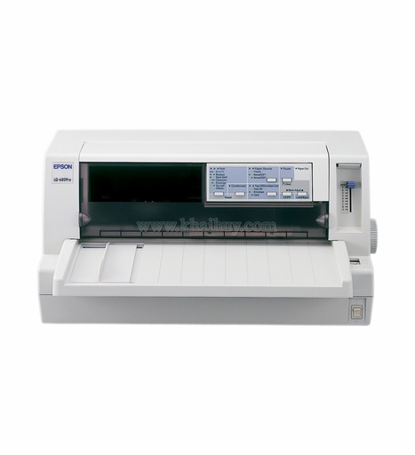 [MAYKIM41561/4] Máy in kim mono EPSON LQ-680 Pro (A4, 24 -pin, 413cps) - Chính hãng