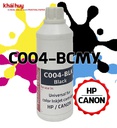 Mực nạp nước KMAX C04BLK-03 (100ml, black, dyeUV) - Dùng cho hộp mực máy in phun G1010/ G2010/ G3010