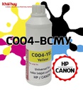 Mực nạp nước KMAX C04YEL-03 (100ml, yellow, dyeUV) - Dùng cho hộp mực máy in phun G1010/ G2010/ G3010