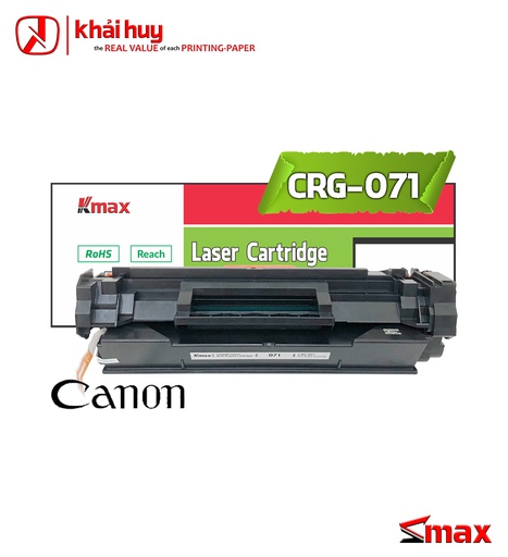 [HMUCLSR1551/42] Hộp mực in laser KMAX CRG-071 (1.2K, black, không chíp) - Dùng cho máy LBP 121dn/ 122dw