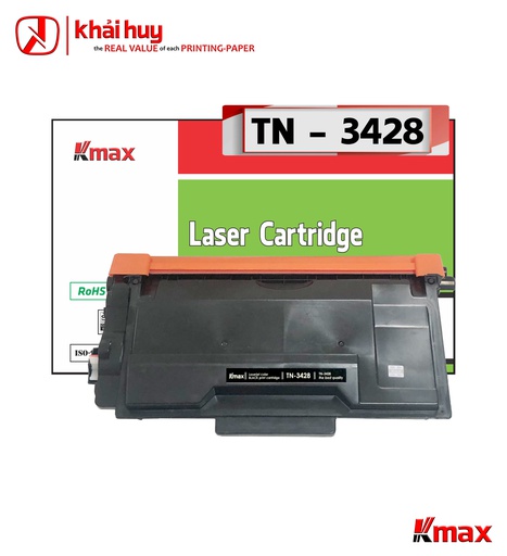 [HMUCLSR1551/162] Hộp mực in laser KMAX TN820/3428 (4K, black, không chip) - Dùng cho máy HL L5000d/ 5100dn/ 6200dw