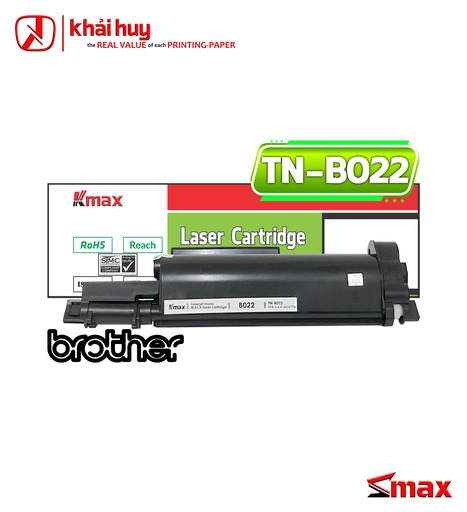 [HMUCLSR1551/138] Hộp mực in laser KMAX TN-B022 (2K, black, không chíp) - Dùng cho máy DCP B7535dw/ B7520dw