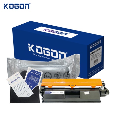 [HMUCLSR1561/281] Hộp mực in laser KOGON CF230A/CRG-051 (1.6K, black, có chíp) - Dùng cho máy M203d/ 227fdn * LBP 161dw/ 162dw