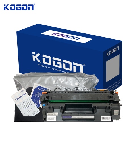 [HMUCLSR1561/270] Hộp mực in laser KOGON Q5949A/Q7553A Universal (2.5K, black, có chíp) - Dùng cho máy 1160/ 1320/ P2015 * LBP 3300