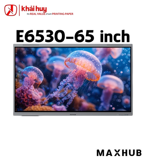 [MANTTAC1561/25] Màn hình tương tác giáo dục MAXHUB E6530 (65", 40 điểm chạm, 450 nits, 4K Ultra HD) - Chính hãng