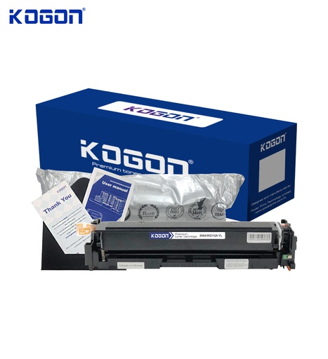 [HMUCLSR1561/318] Hộp mực in laser KOGON 206A/W2112A (1.25K, yellow, có chíp) - Dùng cho máy Color M255dw/ 282nw/ 283cdw