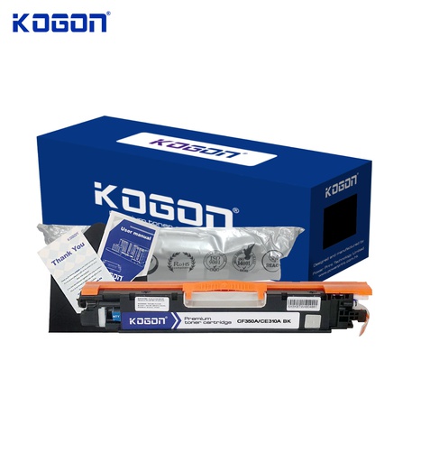 [HMUCLSR1561/327] Hộp mực in laser KOGON CF350A/CE310A Universal (1.3K, black, có chíp) - Dùng cho máy Color Pro MFP 176P/ Cp1025/ M275nw
