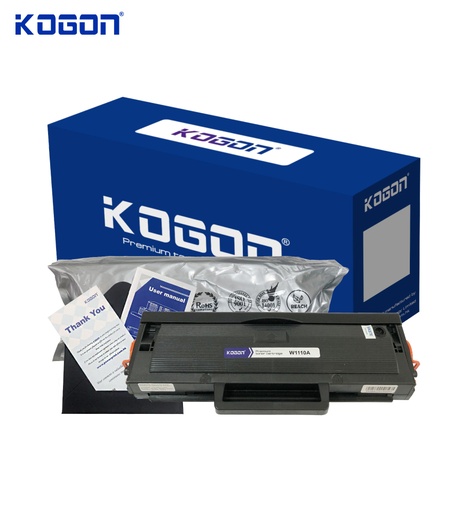 [HMUCLSR1561/414] Hộp mực in laser KOGON W1110A (1.5K, black, có chíp) - Dùng cho máy 108a/ 108w/ 136nw